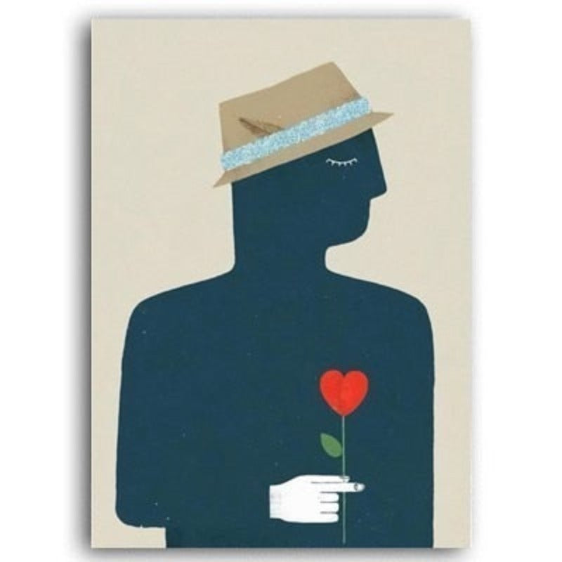 Fashion Flower Girl - Canvas Wall Art Painting | Bowlift
