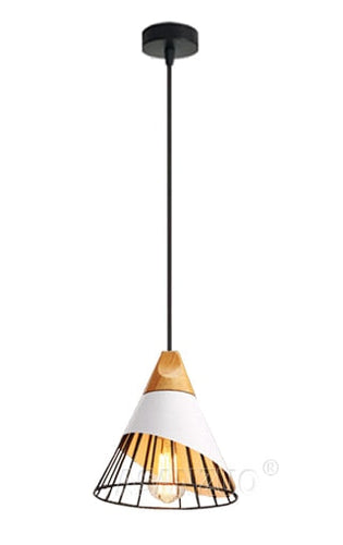 BowLift | Modern Wooden Cone Pendant Lights