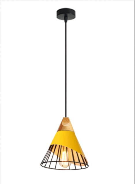 BowLift | Modern Wooden Cone Pendant Lights