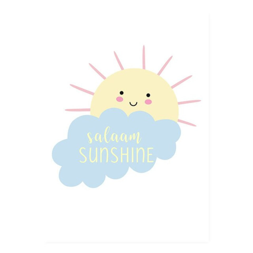 Salaam Sunshine - Canvas Wall Art Painting | Bowlift