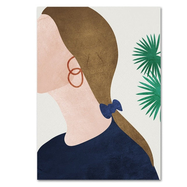 Modern Trendy Figure Posters - Canvas Wall Art Painting | Bowlift
