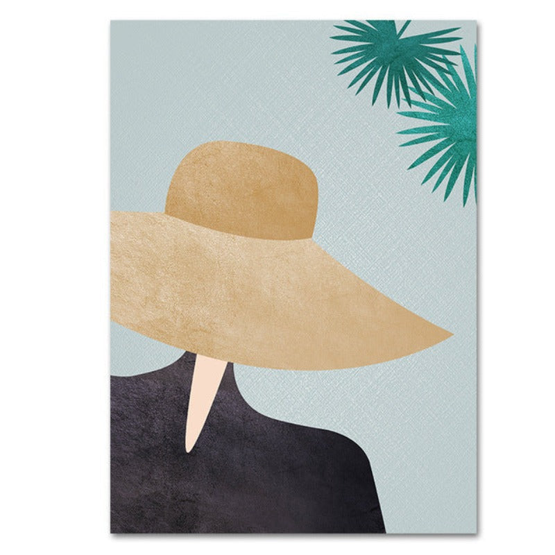 Modern Trendy Figure Posters - Canvas Wall Art Painting | Bowlift