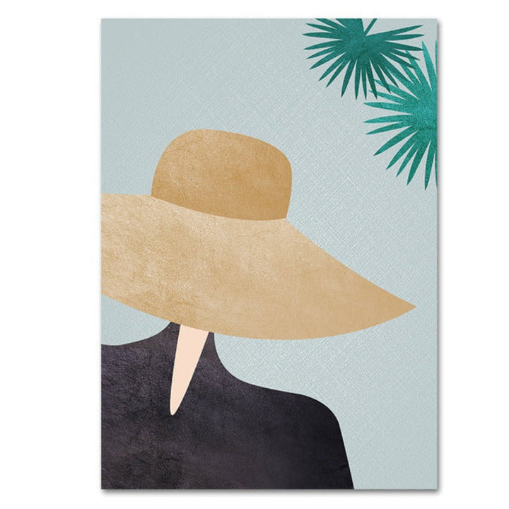 Modern Trendy Figure Posters - Canvas Wall Art Painting | Bowlift