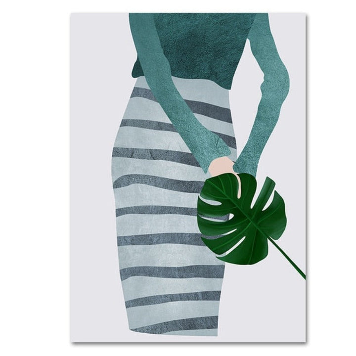 Modern Trendy Figure Posters - Canvas Wall Art Painting | Bowlift