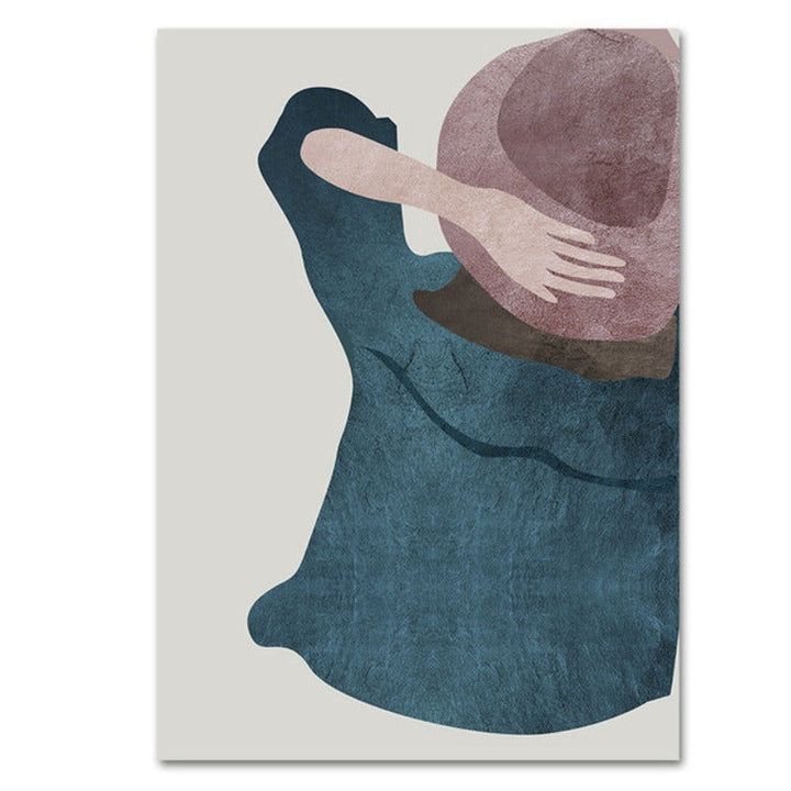 Modern Trendy Figure Posters - Canvas Wall Art Painting | Bowlift