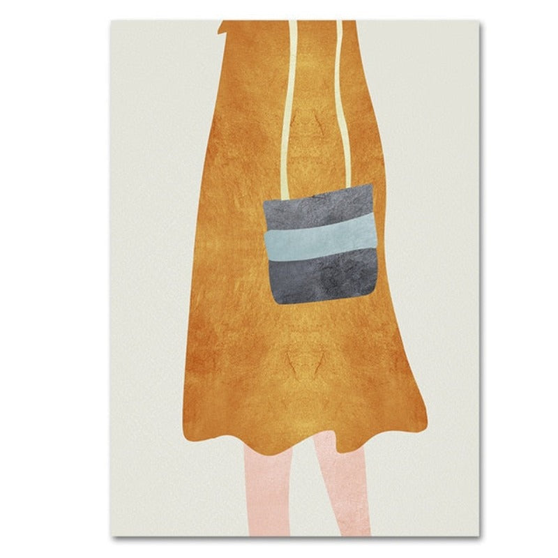 Modern Trendy Figure Posters - Canvas Wall Art Painting | Bowlift