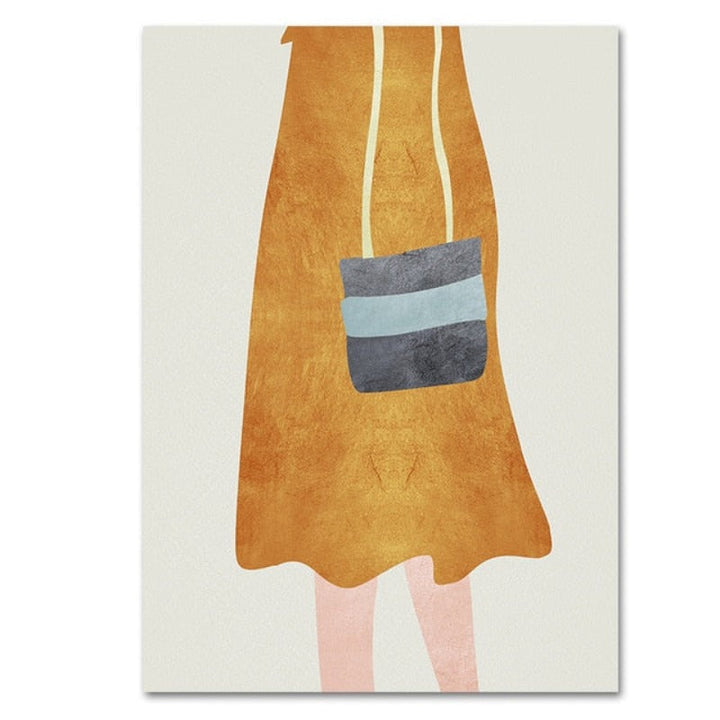 Modern Trendy Figure Posters - Canvas Wall Art Painting | Bowlift