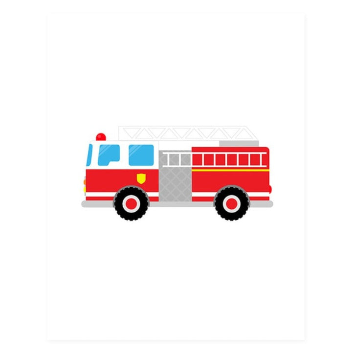 Nursery Truck Taxi - Canvas Wall Art Painting | Bowlift