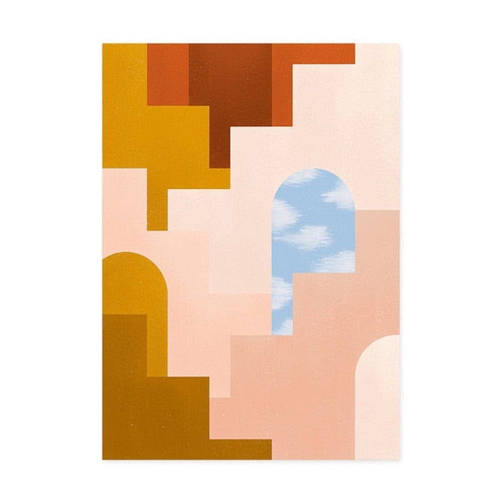 Moods In Orange - Canvas Wall Art Painting | Bowlift
