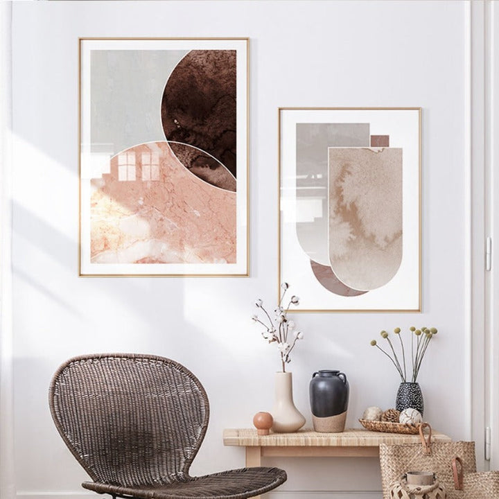 Boho Art Bohemian Style - Canvas Wall Art Painting | Bowlift