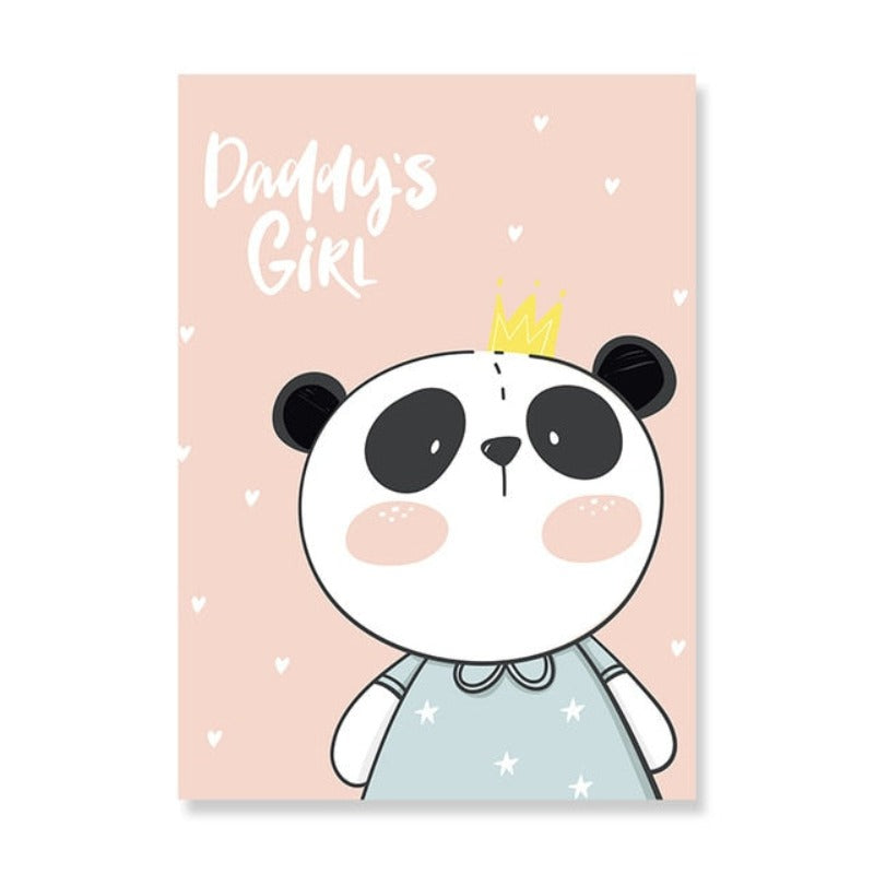 Baby Jungle Safari - Canvas Wall Art Painting | Bowlift