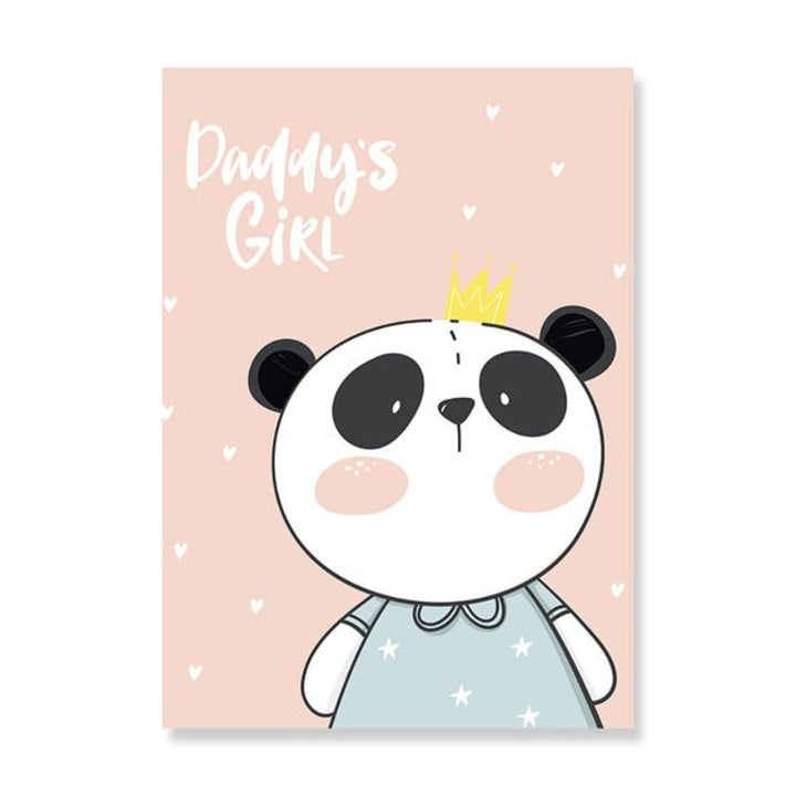 Baby Jungle Safari - Canvas Wall Art Painting | Bowlift