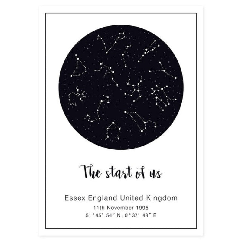 Night Sky - Canvas Wall Art Painting | Bowlift