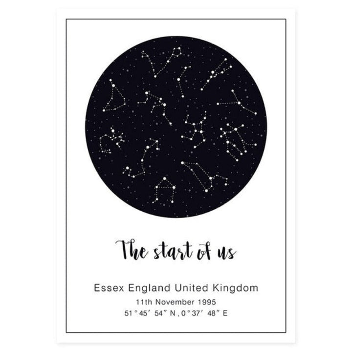 Night Sky - Canvas Wall Art Painting | Bowlift
