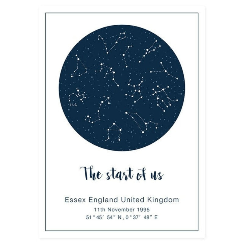 Night Sky - Canvas Wall Art Painting | Bowlift