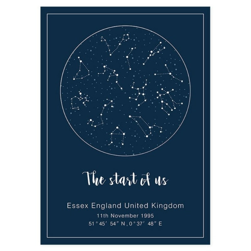 Night Sky - Canvas Wall Art Painting | Bowlift