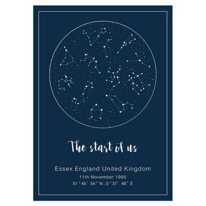 Night Sky - Canvas Wall Art Painting | Bowlift