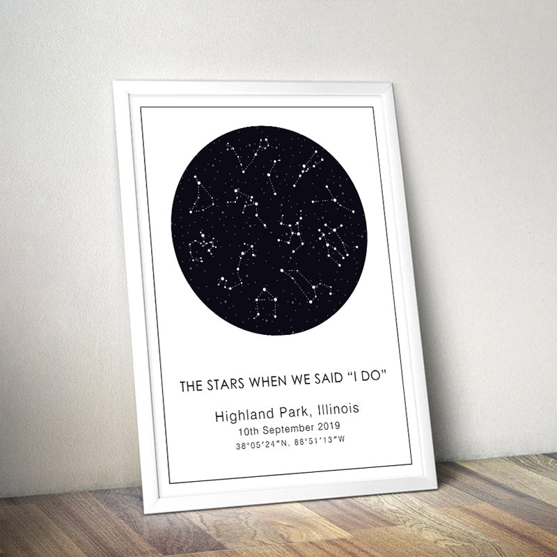 Night Sky - Canvas Wall Art Painting | Bowlift