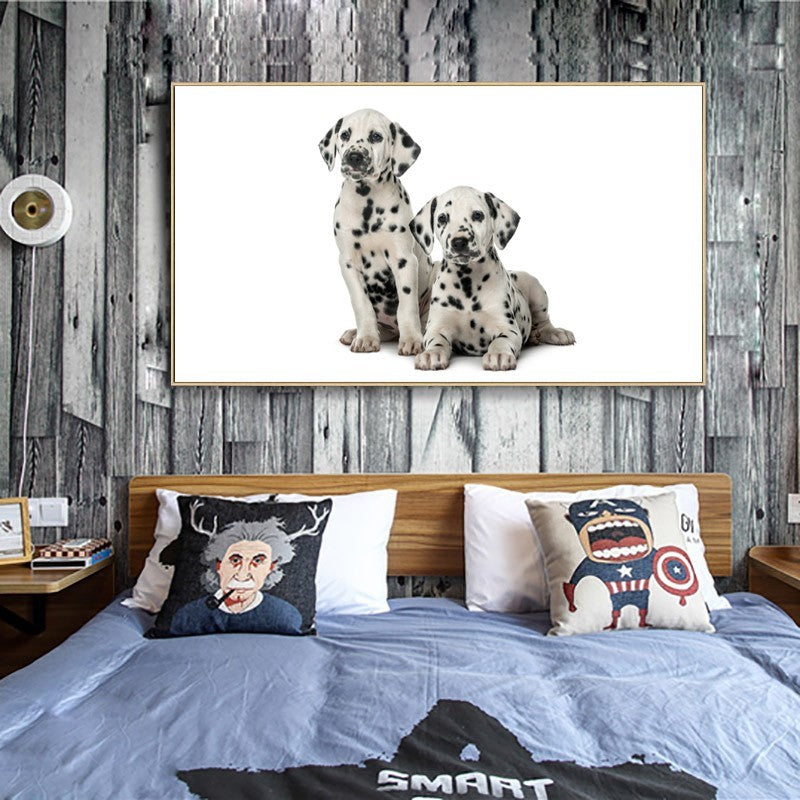 Lovely Modern Pet Dog - Canvas Wall Art Painting | Bowlift