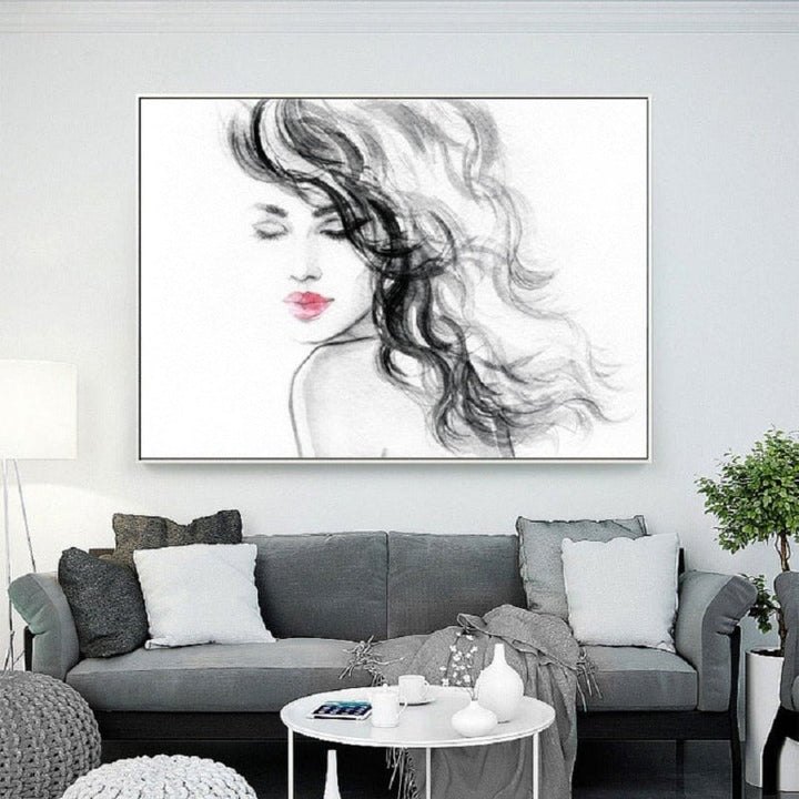Beautiful Modern Women - Canvas Wall Art Painting | Bowlift