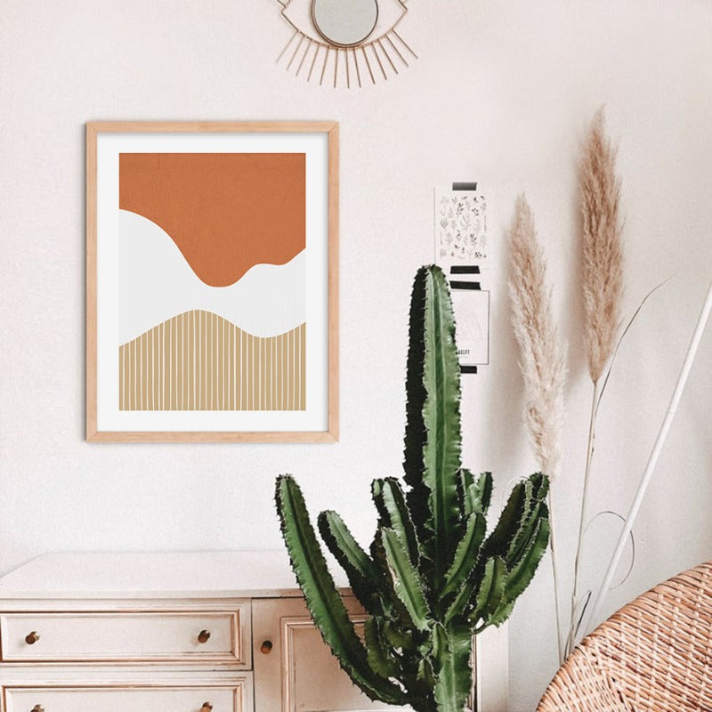 Beautiful Scenic Floral Girl Abstract - Canvas Wall Art Painting | Bowlift