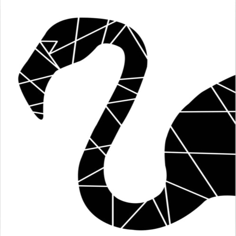 Geometric In Black - Canvas Wall Art Painting | Bowlift