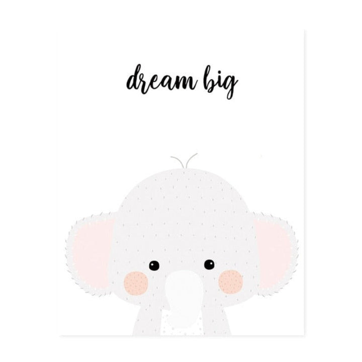 Sweet Wondland Animals - Canvas Wall Art Painting | Bowlift