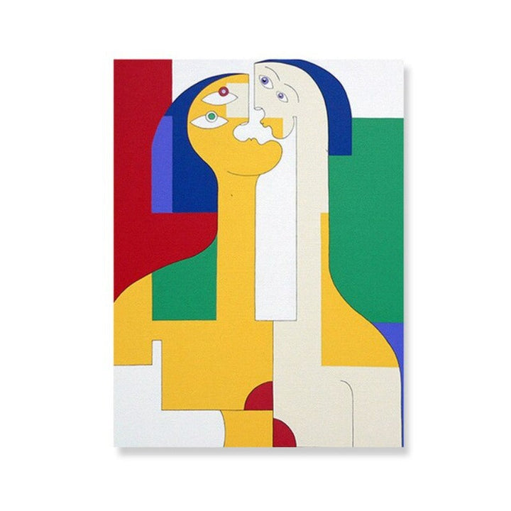 Figure Family - Canvas Wall Art Painting | Bowlift