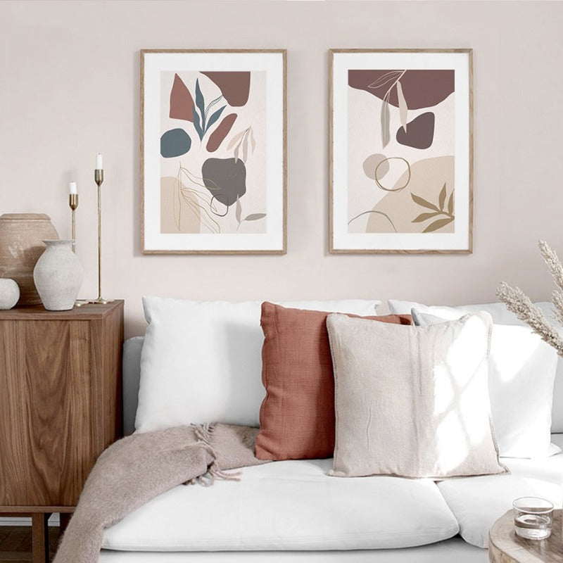 Dry Leaves - Canvas Wall Art Painting | Bowlift