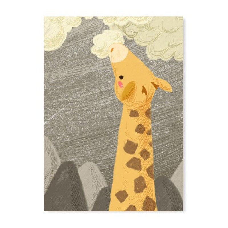 Cartoon Animals Nursery - Canvas Wall Art Painting | Bowlift
