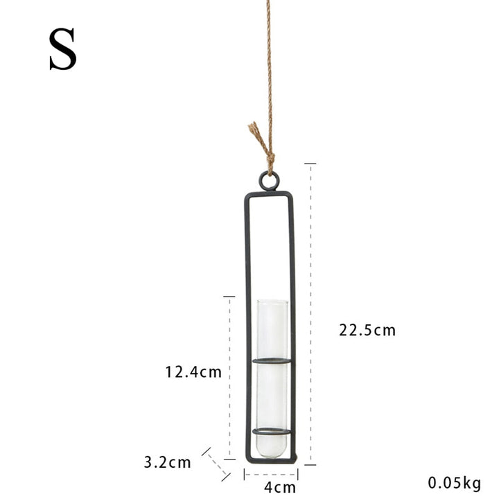 Iron Transparent Wall Hanging Flower Pot | Bowlift
