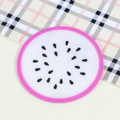 BowLift | 5pcs Silicon Custom Fruit Coasters