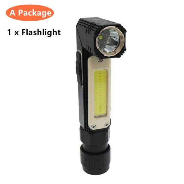 Rechargeable Magnetic Adjustable Camping Flashlight | Bowlift