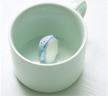 BowLift | 3D Creative Cartoon Animal Ceramic Mugs