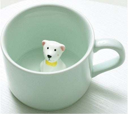 BowLift | 3D Creative Cartoon Animal Ceramic Mugs