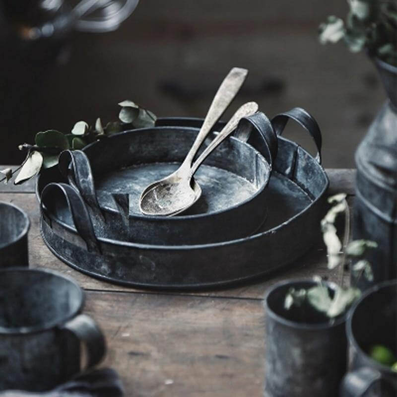 BowLift | Rustic Wrought Iron Serving Set