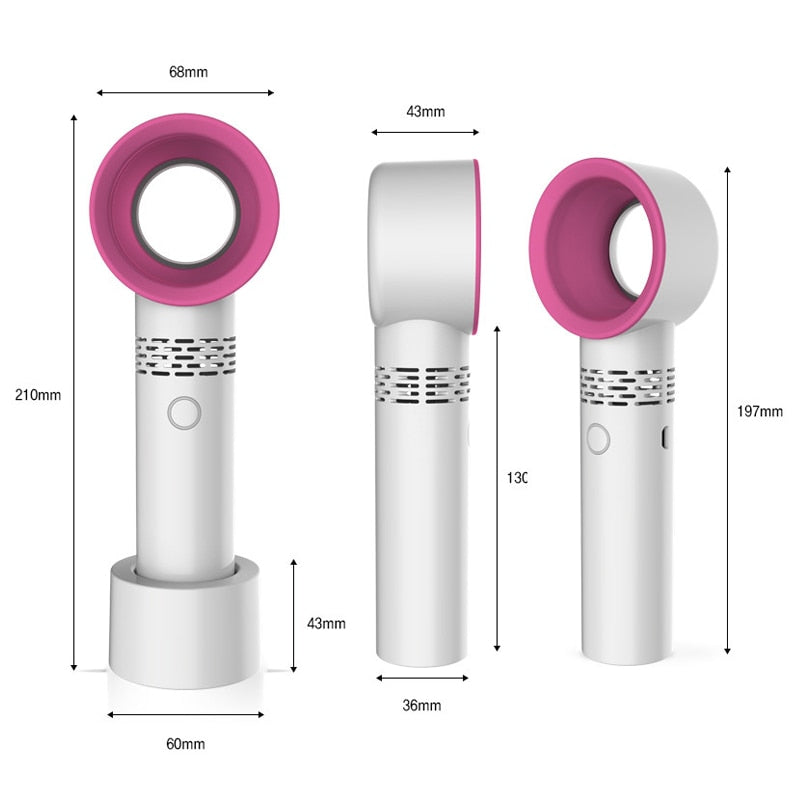 Portable mini fan - rechargeable - handheld fan | Bowlift