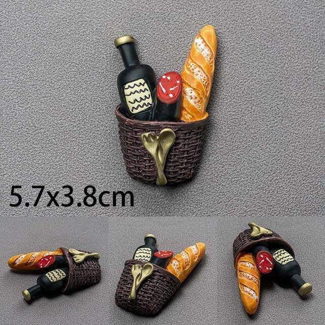 3D Creative Food Magnets | Bowlift