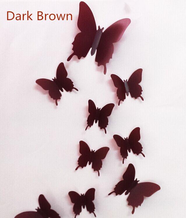 Butterfly 3D Wall Stickers - 12 Pieces | Bowlift