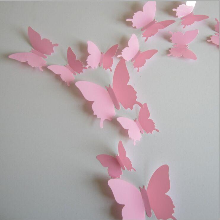 Butterfly 3D Wall Stickers - 12 Pieces | Bowlift