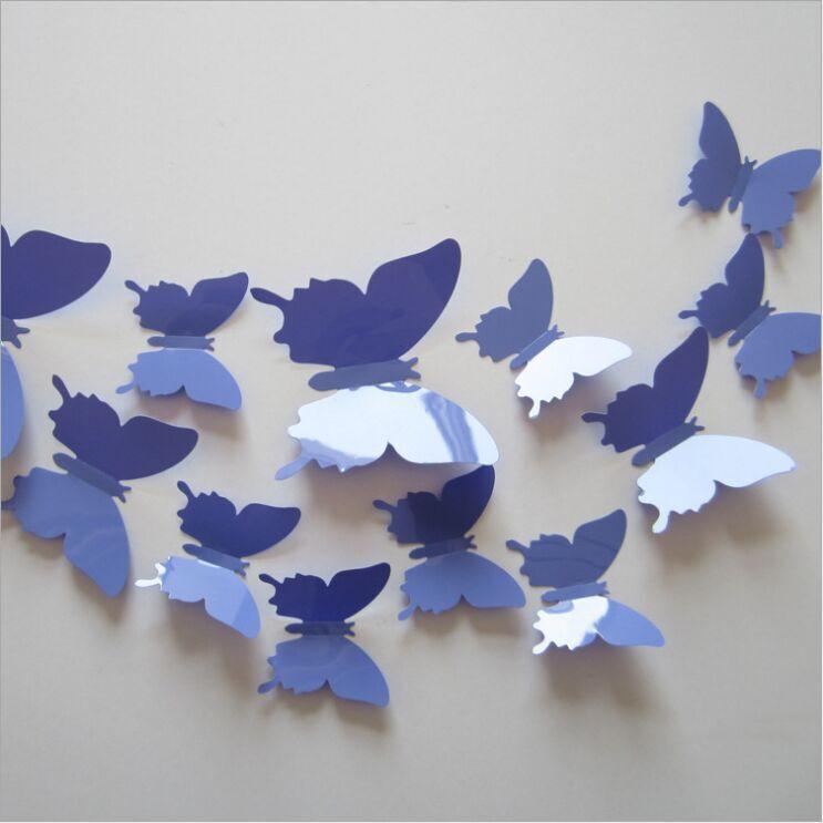 Butterfly 3D Wall Stickers - 12 Pieces | Bowlift