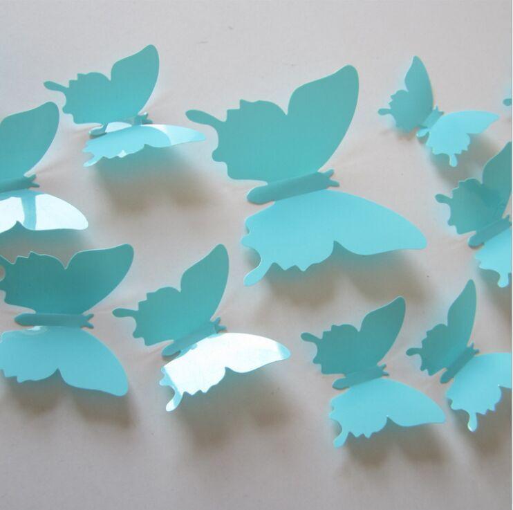 Butterfly 3D Wall Stickers - 12 Pieces | Bowlift