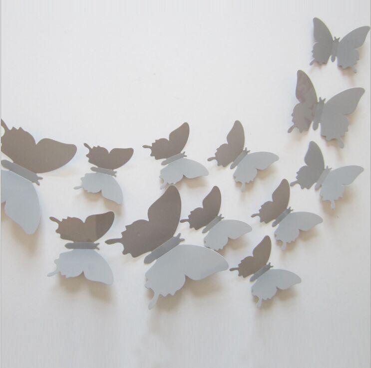 Butterfly 3D Wall Stickers - 12 Pieces | Bowlift