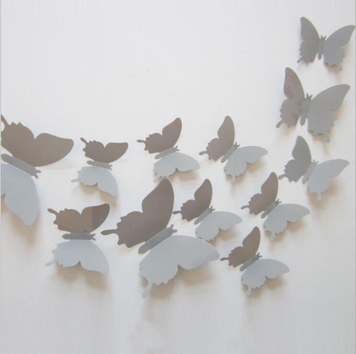 Butterfly 3D Wall Stickers - 12 Pieces | Bowlift