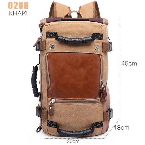 BowLift | Men Canvas Multifunctional Travel Backpack