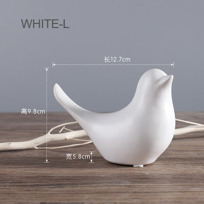 Nordic Creative Ceramic Bird Figurines | Bowlift