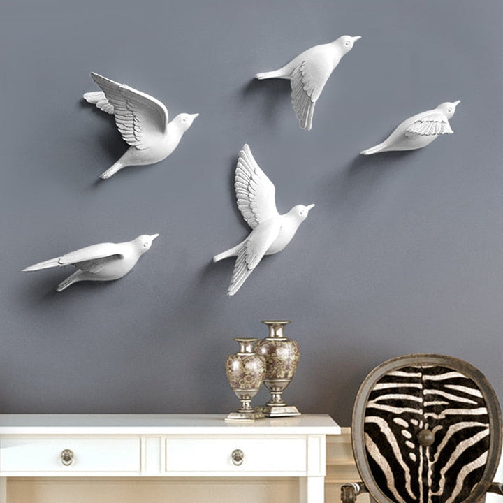 BowLift | BirdSerenity - unique handmade wall art