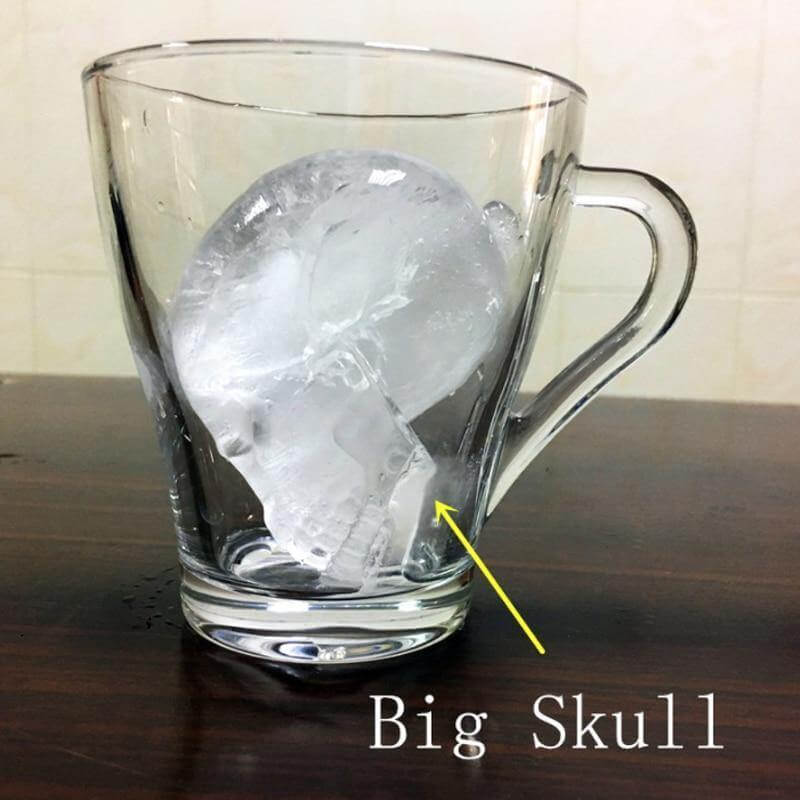 BowLift | Big Skull Shape 3D Ice Cube Mold