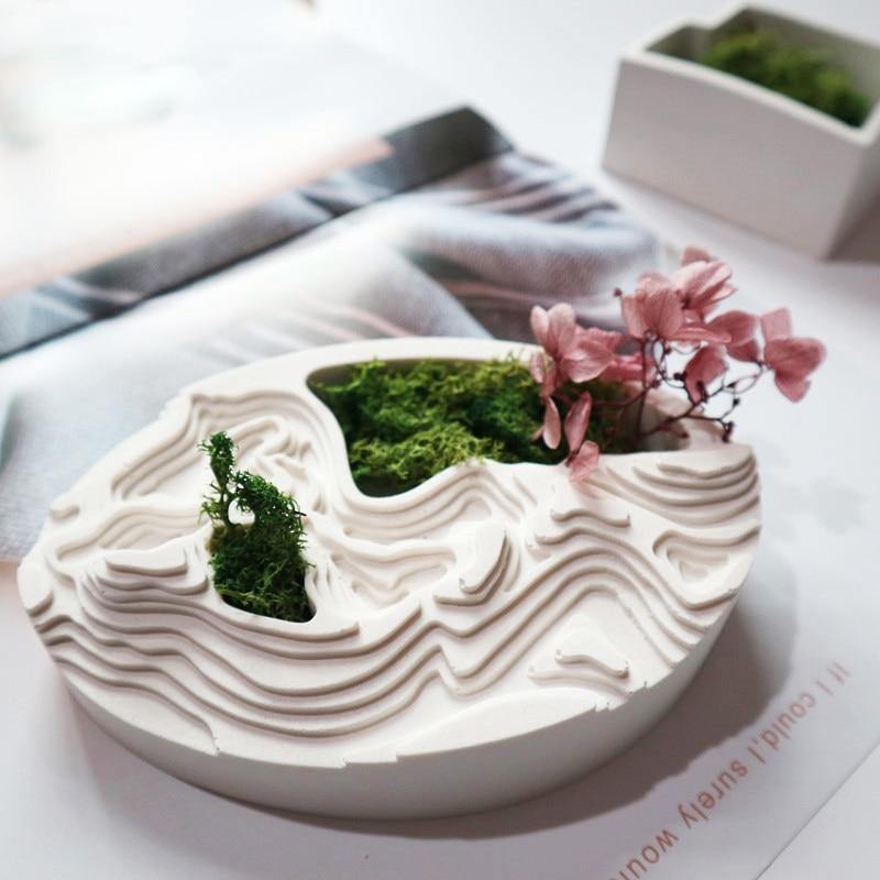 BowLift | Creative Rockery Flower Pot Mold