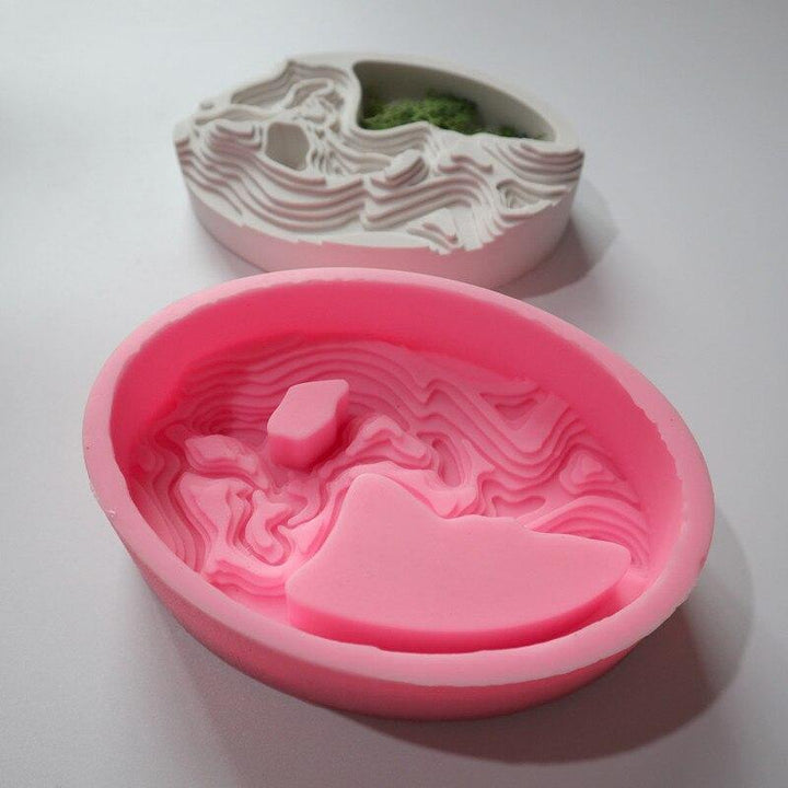 BowLift | Creative Rockery Flower Pot Mold